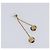 LOUIS VUITTON Pandan Gambling Pierce Metal Gold M66059 LV Auth 203318 D'oro - vista 13