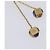 LOUIS VUITTON Pandan Gambling Pierce Metal Gold M66059 LV Auth 203318 D'oro - vista 18