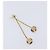 LOUIS VUITTON Pandan Gambling Pierce Metal Gold M66059 LV Auth 203318 D'oro - vista 2