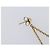 LOUIS VUITTON Pandan Gambling Pierce Metal Gold M66059 LV Auth 203318 D'oro - vista 3