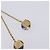 LOUIS VUITTON Pandan Gambling Pierce Metal Gold M66059 LV Auth 203318 D'oro - vista 5
