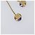 LOUIS VUITTON Pandan Gambling Pierce Metal Gold M66059 LV Auth 203318 D'oro - vista 6