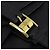 Borsa GUCCI in pelle nera e oro 101676 Auth am12616V Nero D'oro - vista 15