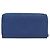 GUCCI GG emboss Langbrieftasche aus Leder Blau Silber 625558 Auth BA15502 - Ansicht 3