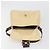 Borsa a tracolla FENDI Zucca Canvas Mamma Baguette Beige Silver Auth 186809A Argento - vista 18