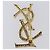 Autre Marque Spilla SAINT LAURENT Metallo Tono Oro Auth ar14262M - vista 8