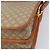 Céline Bolsa de Ombro CELINE Macadam Canvas PVC Bege Gold Auth 203607 Dourado - vista 14