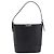 Borsa a Tracolla BURBERRY Pelle Nero Argento Auth 204846 - vista 2