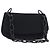 Bolsa de Ombro PRADA com Corrente de Plástico em Algodão Preto Auth 204708V