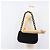 Bolsa de Ombro PRADA com Corrente de Plástico em Algodão Preto Auth 204708V - vista 27