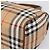 Borsa a mano Burberrys Nova Check Canvas 2way Beige Gold Auth 204251 D'oro - vista 12