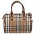 Borsa a mano Burberrys Nova Check Canvas 2way Beige Gold Auth 204251 D'oro - vista 3