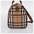 Borsa a mano Burberrys Nova Check Canvas 2way Beige Gold Auth 204251 D'oro - vista 4