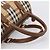 Borsa a mano Burberrys Nova Check Canvas 2way Beige Gold Auth 204251 D'oro - vista 7