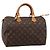 LOUIS VUITTON Monogram Speedy 30 Hand Bag M41526 LV Auth 203902A Monogramma