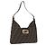 Borsa a tracolla FENDI Zucca Canvas Mamma Baguette Marrone Tono Oro Auth 198310V