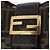 Borsa a tracolla FENDI Zucca Canvas Mamma Baguette Marrone Tono Oro Auth 198310V - vista 19