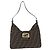 Borsa a tracolla FENDI Zucca Canvas Mamma Baguette Marrone Tono Oro Auth 198310V - vista 2