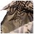 Borsa a tracolla FENDI Zucca Canvas Mamma Baguette Marrone Tono Oro Auth 198310V - vista 26