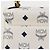 Borsa a mano MCM Vicetos PVC Pelle 2way White Gold Tone Auth 205825A Bianco - vista 4