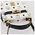 Borsa a mano MCM Vicetos PVC Pelle 2way White Gold Tone Auth 205825A Bianco - vista 7