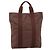 Hermès Borsa HERMES Her Line Cabas Canvas Brown Auth 205879A Marrone - vista 2