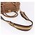 Borsa a mano PRADA in pelle 2way Beige Tono Oro Auth ka6236M - vista 10