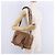 Borsa a mano PRADA in pelle 2way Beige Tono Oro Auth ka6236M - vista 31