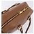 Borsa a mano PRADA in pelle 2way Beige Tono Oro Auth ka6236M - vista 6