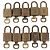 LOUIS VUITTON Padlock Metal 10 Set Gold Tone LV Auth 205897 - view 2