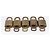 LOUIS VUITTON Padlock Metal 10 Set Gold Tone LV Auth 205897 - view 6