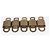LOUIS VUITTON Padlock Metal 10 Set Gold Tone LV Auth 205897 - view 7
