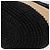 Borsa a mano BALENCIAGA Pannier XS in rafia nera e argento 466498 Auth 196622A Nero - vista 11