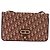 Borsa a tracolla Christian Dior Trotter Canvas Rosso Oro Auth 184210 D'oro - vista 2