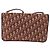 Borsa a tracolla Christian Dior Trotter Canvas Rosso Oro Auth 184210 D'oro - vista 3