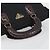 Sac à main PRADA Nylon Black Gold Auth 187087 Noir Doré - vue 7