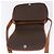 Céline Borsa a tracolla CELINE Macadam Canvas PVC Pelle Marrone Oro Auth 182419 D'oro - vista 16