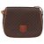 Céline Borsa a tracolla CELINE Macadam Canvas PVC Pelle Marrone Oro Auth 182419 D'oro - vista 2