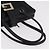 Borsa a Mano GUCCI Canvas Nero Oro Auth 184433 D'oro - vista 7