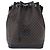 Céline CELINE Macadam Canvas Schultertasche PVC Schwarz Gold Auth 181639V Golden - Ansicht 2