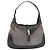 Borsa a spalla GUCCI Jackie Velluto Grigio Argento 001 3306 Auth 181851A Marrone
