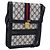 Borsa a tracolla GUCCI GG Supreme Sherry Line PVC Navy Gold Auth INZ082 D'oro Blu navy