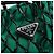 Bolsa de Ombro com Corrente PRADA Satin Green Auth 127567 Verde - vista 17