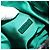 Bolsa de Ombro com Corrente PRADA Satin Green Auth 127567 Verde - vista 18