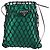 Bolsa de Ombro com Corrente PRADA Satin Green Auth 127567 Verde - vista 2