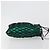 Bolsa de Ombro com Corrente PRADA Satin Green Auth 127567 Verde - vista 4