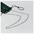 Bolsa de Ombro com Corrente PRADA Satin Green Auth 127567 Verde - vista 7