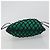Bolsa de Ombro com Corrente PRADA Satin Green Auth 127567 Verde - vista 9