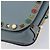 Borsa a tracolla VALENTINO Studs in pelle azzurro oro Auth LN123 D'oro Blu chiaro - vista 19