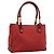 Borsa a mano GUCCI GG Canvas Bamboo Rossa Argento 112526 Auth 204886 Rosso